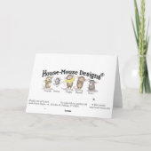 House-Mouse Designs® - Notitiekaarten (Achterkant)
