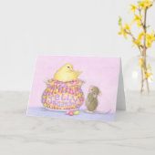House-Mouse Designs® - Notitiekaarten (Gele Bloem)