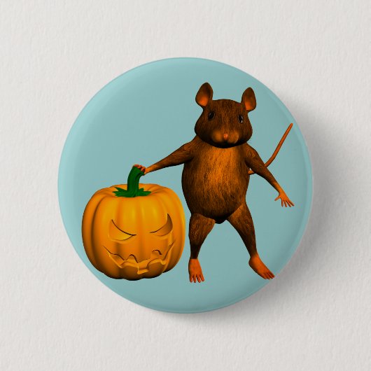 House Mouse Ronde Button 5,7 Cm (Voorkant)