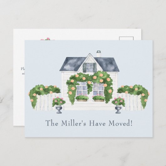 House Moving Aankondigingskaart (Voorkant / Achterkant)