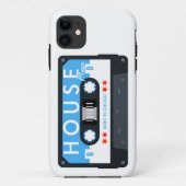 House Music Cassette Design Geboren in Chicago Case-Mate iPhone Case (Achterkant)