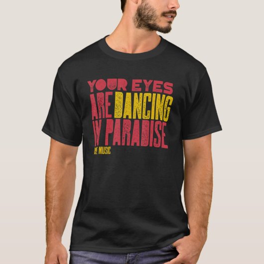 House Music Dance Deep House T-shirt (Voorkant)