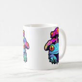 House Music Dj Psychedelic Mushroom Edm Koffiemok (Voorkant rechts)