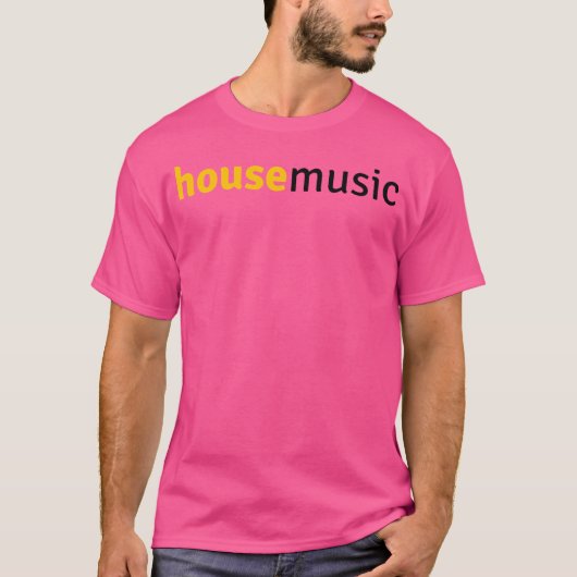 House Music Edm Dj T-shirt (Voorkant)