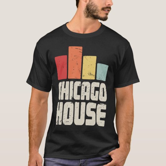 House Music French House & Chicago House T-shirt (Voorkant)