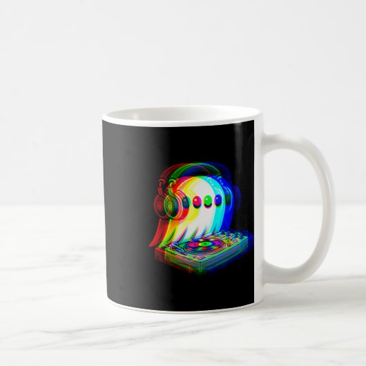 House Music Ghost DJ Optical Illusion Edm Hallowee Koffiemok (Rechts)