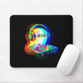 House Music Ghost DJ Optical Illusion Edm Hallowee Muismat (Met muis)