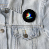 House Music Ghost DJ Optical Illusion Edm Hallowee Ronde Button 5,7 Cm (In situ)