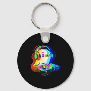 House Music Ghost DJ Optical Illusion Edm Hallowee Sleutelhanger