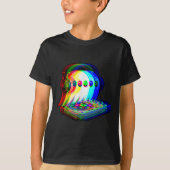 House Music Ghost Dj Optical Illusion Edm Hallowee T-shirt (Voorkant)