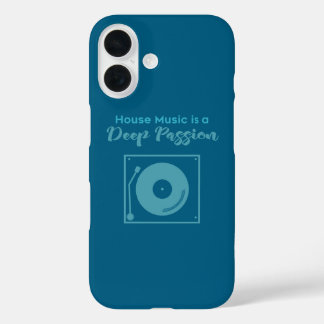House Music Is Een Diepe Passie iPhone 16 Hoesje