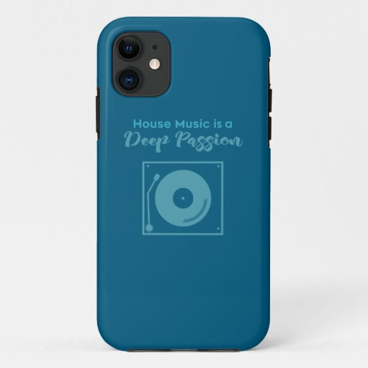 House Music Is Een Diepe Passie Case-Mate iPhone Case (Achterkant)