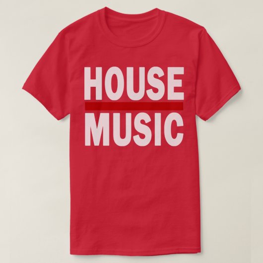 House Music Lover DJ Raver  T-shirt (Design voorkant)