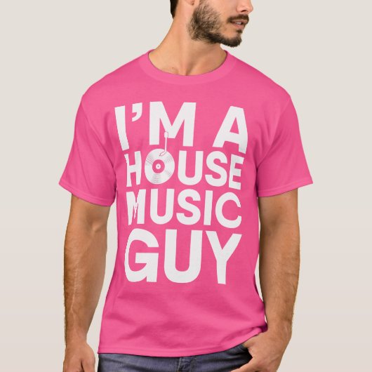 House Music Lover - EDM DJ Gift voor mannen T-shirt (Voorkant)