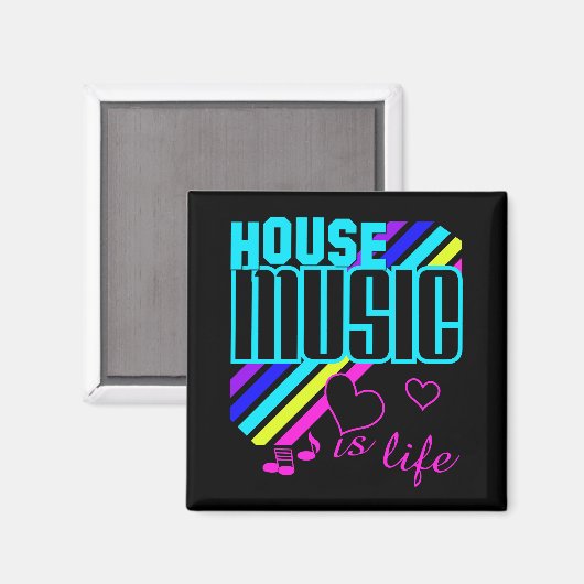 House Music Magneet (Voorkant / Achterkant)