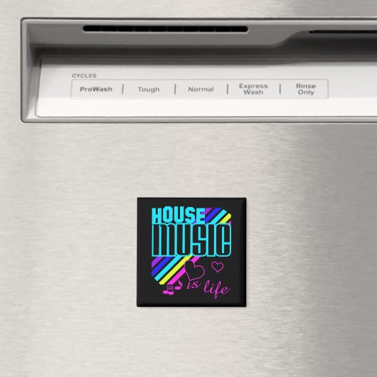 House Music Magneet (Insitu (Vaatwasser))