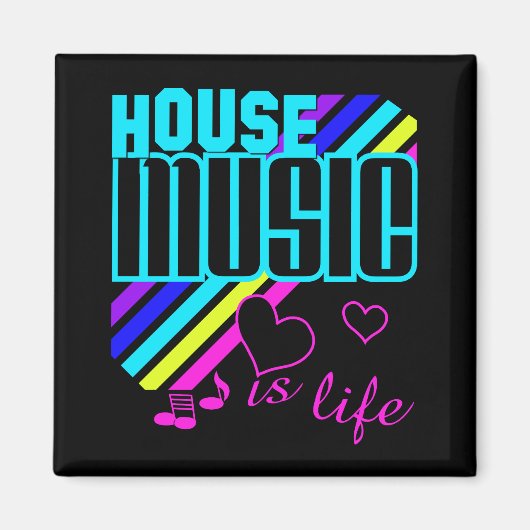 House Music Magneet (Voorkant)
