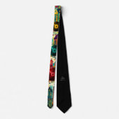 House Music Necktie Deejay Apparel Accessoires Stropdas (Achterkant)