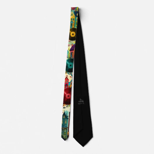 House Music Necktie Deejay Apparel Accessoires Stropdas (Achterkant)