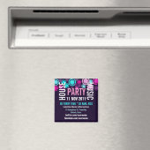 House Music Party Event Promotion Magnet (Insitu (Vaatwasser))