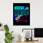 House Music poster (Thuiskantoor)