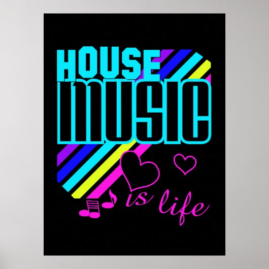 House Music poster (Voorkant)