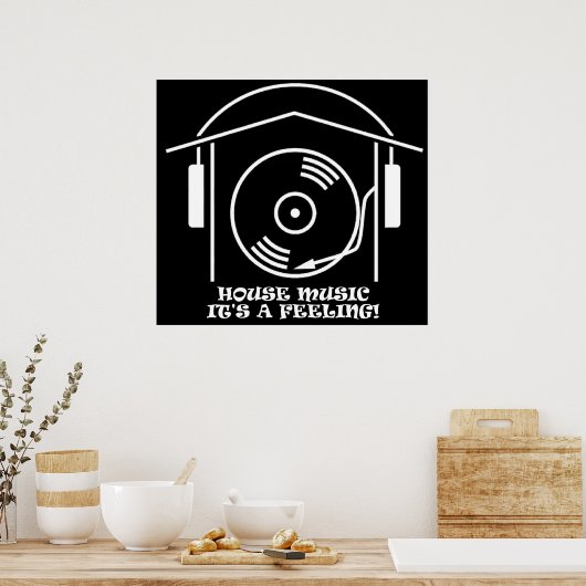 House Music Poster (Keuken)