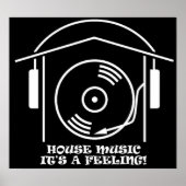 House Music Poster (Voorkant)