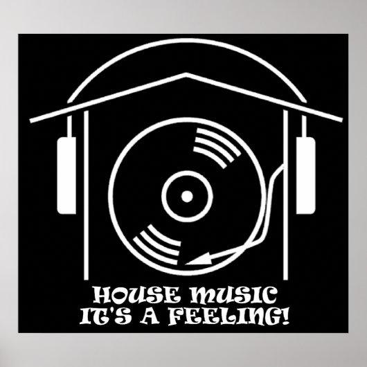 House Music Poster (Voorkant)