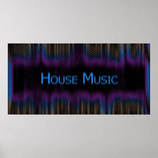 House Music Poster (Voorkant)