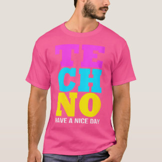 House Music Rave Edm Techno T-shirt