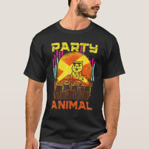 House Music Rave Kat Party Dier Kitty Dj Jeugd C T-shirt