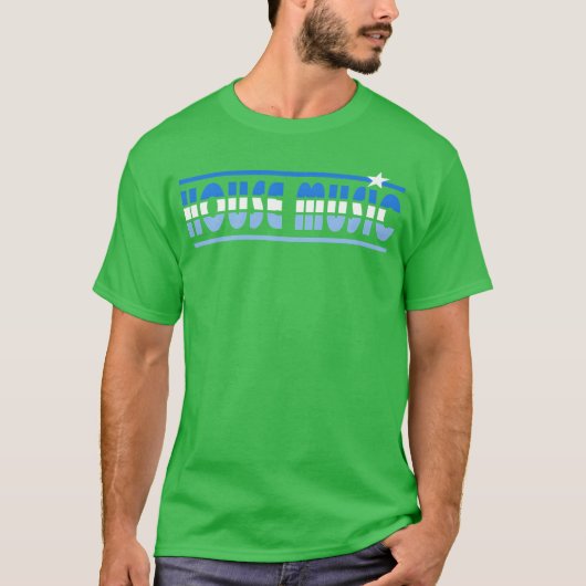 House Music Retro vriend T-shirt (Voorkant)