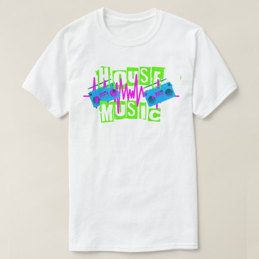 House Music T-shirt (Design voorkant)