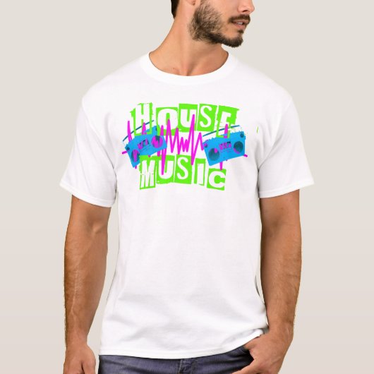 House Music T-shirt (Voorkant)