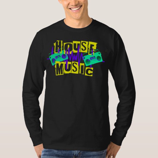 House Music T-shirt (Voorkant)