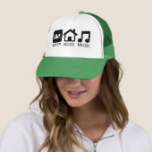 House Music Trucker Hat Trucker Pet (In situ)