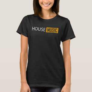 House Muziek de hele nacht lang verslaafd aan Danc T-shirt