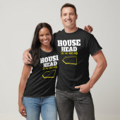 House Muziek Rave House Head T-shirt (Unisex)