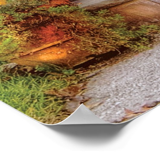 House - My Aunts porch Poster (Hoek)