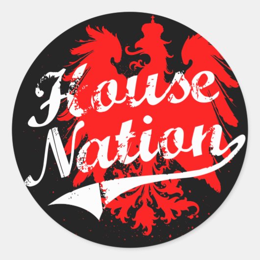 House Nation Sticker Pack (Voorkant)