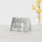 House Notecard Kaart (Gele Bloem)