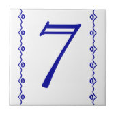 House Number Tile Tegeltje (Voorkant)