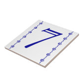 House Number Tile Tegeltje (Zijkant)