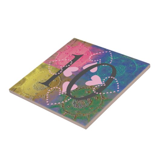 House Number Tile Tegeltje (Zijkant)