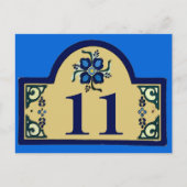 House Numbers Change Text Briefkaart (Voorkant)