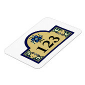 House Numbers Change Text Magneet (Linkerzijde)