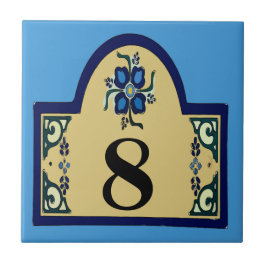 House Numbers Change Text Tegeltje