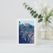 House of a Cliff - Bordered Visitekaartje (Staand voorkant)