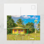 House of a Cuban Peasant, Cuba Briefkaart (Voorkant / Achterkant)